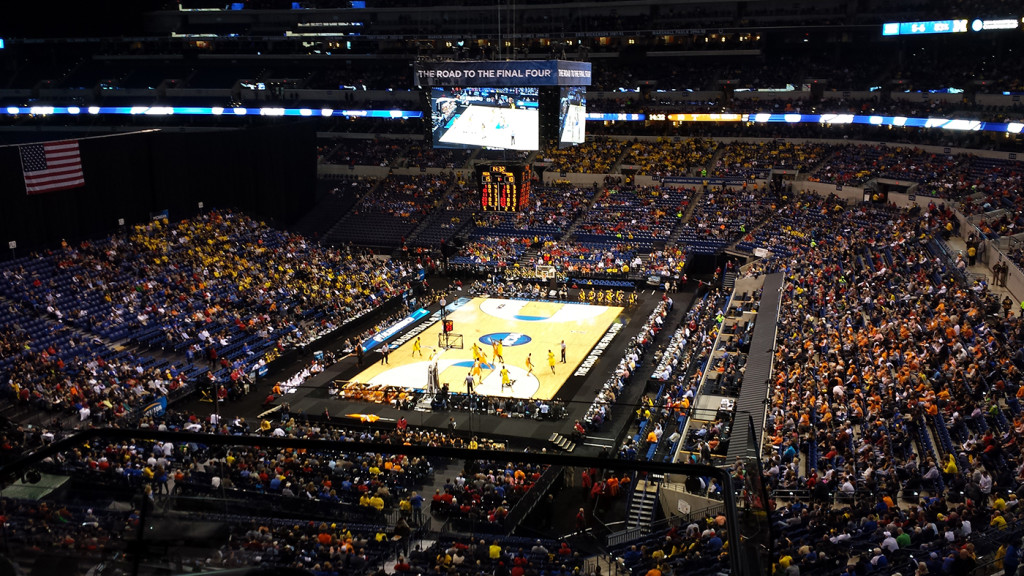 The view from our seats in section 434